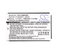 Techtek Battery CS-LOM50RK Compatible with diNovo Edge, DiNovo Mini, Y-RAY81 Replaces Logitech 190304-2004, F12440071, M50A