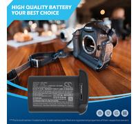 Techtek Battery CS-LPE4 Compatible with 540EZ, 550EX, 580EX, 580EX-II, EOS-1D Mark IV, EOS-1D MarkIII, EOS-1D X, EOS-1Ds Mark III, MR-14EX,