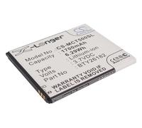 Techtek Battery CS-MCT500SL Compatible with A116 Canvas HD, A919i Dual, Cynus T5, IQ 451 Vista, MT-9201b, MT-9201S, MT-9201w Replaces Mobistel