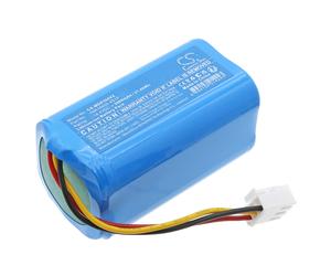 Techtek Battery CS-MDR300VX Compatible with M504, R1, R1, R3-L101C Replaces Media INR18650-4S1P, PapaGo INR18650-B4-2600