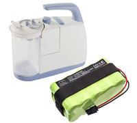 Techtek Battery CS-MEP600MD Compatible with Aspirateur Clario, Clario Home Care Suction Pump, Clario Vacuum Pump, pump Clario, Suction 600.0806