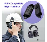 Techtek Battery CS-MGK003SL Compatible with Peltor Lite-Com Basic Replaces 3M ACK03