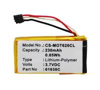 Techtek Battery CS-MOT620 ompatible with DECT 6.0, IT6, IT6-2, Motoactv Replaces Motorola 61638C, SNN5904A