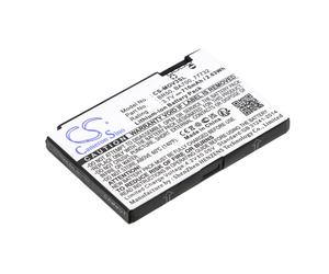 Techtek Battery CS-MOV3SL Compatible with Flip P, Lifestyle 285, PEBL U6, Prolife 300, Prolife 500, Razr V3, Razr V3c, Razr V3E, Razr V3i, Razr