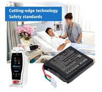 Techtek Battery CS-MRP700MD Compatible with Oxymetre DE Pouls Radical-7, Radical 7 Pulse Oximeter, RDS-7 Replaces Masimo 27057 (LP-BPXMASI1S2P),