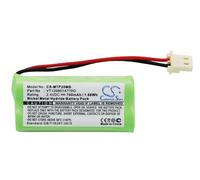 Techtek Battery CS-MTP20MB Compatible with MBP161, MBP161TIMER, MBP20 Replaces Motorola VT1208014770G