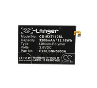 Techtek Battery CS-MXT110SL Compatible with Nexus 6, Shamu, XT1100, XT1103, XT1115 Replaces Motorola EZ30, SNN5953A