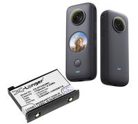Techtek Battery CS-NTX362MC Compatible with One X2 Replaces Insta360 CINOSBT, CINOSBT/A