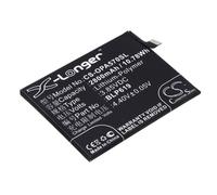 Techtek Battery CS-OPA570SL Compatible with A39, A39 Dual SIM, A39 Dual SIM TD-LTE, A57, A57 Dual SIM, A57 Dual SIM TD-LTE, A57m, A57t, CPH1605,