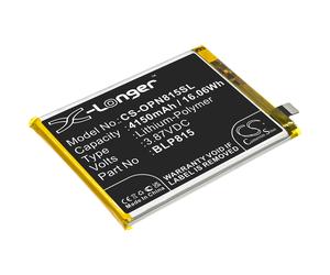Techtek Battery CS-OPN815SL Compatible with BE2025, BE2026, BE2028, BE2029, Nord N10 5G Replaces Oneplus BLP815