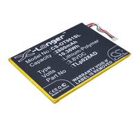 Techtek Battery CS-OT961SL Compatible with One Touch Pixi 7, OT-9006W Replaces Alcatel TLP028AC, TLp028AD, TLp034B