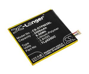 Techtek Battery CS-OTP903SL Compatible with One Touch Pixi 4 6.0, One Touch Pixi 4 6.0 3G, OT-8050D, OT-9001A, OT-9001X, Pixi 4 6.0 Replaces
