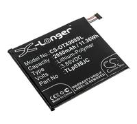 Techtek Battery CS-OTX908SL Compatible with 3C, 3C Dual SIM, 3C Dual SIM 3G, 3V TD-LTE, A3A XL 3G, A3A XL 4G, One Touch A3 XL, One Touch A3 XL