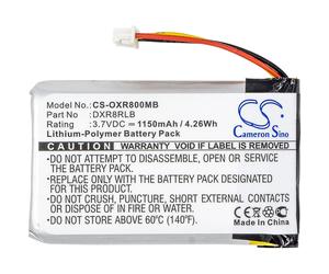 Techtek Battery CS-OXR800MB Compatible with DXR-8, DXR-8 Video Babymonitor, DXR-8 Wireless Monitor, Grand Elite 2 Replaces Infant Optics DXR8RLB,
