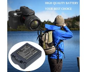 Techtek Battery CS-PDS006 Compatible with Lumix DMC-FZ18, Lumix DMC-FZ18EB-K, Lumix DMC-FZ18EG, Lumix DMC-FZ18EG-K, Lumix DMC-FZ18EG-S, Lumix