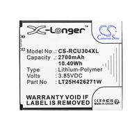 Techtek Battery CS-RCU304XL Compatible with Calypso, Debut, RADIANT Core, SAS, U304AA, U307AS, U319AA, U319AA Replaces Wiko LT25H426271W