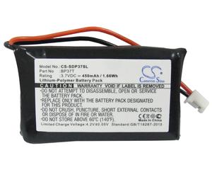 Techtek Battery CS-SDP37SL Compatible with DA210, iQ plus remote transmitter, iQ transmitter, Transmitter iQ Replaces Dogtra BP37T