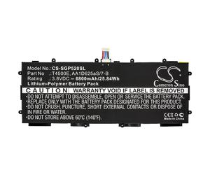 Techtek Battery CS-SGP520SL Compatible with Galaxy Tab 3 10.1, GT-P5200, GT-P5210, GT-P5220 Replaces Samsung AA1D625aS/7-B, T4500E