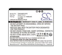 Techtek Battery CS-SLB1137C Compatible with Digimax i7 Replaces Samsung SLB-1137C