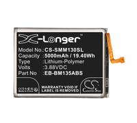 Techtek Battery CS-SMM130SL Compatible with Galaxy M13, Galaxy M13 5G 2022, SM-M136B/DS Replaces Samsung EB-BM135ABS
