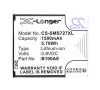 Techtek Battery CS-SMS727XL Compatible with Galaxy Ace 3, Galaxy Ace 3 3G, Galaxy Ace 4 Neo, Galaxy Star Plus, Galaxy Star Pro, Galaxy Trend