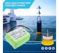 Techtek Battery CS-SSL60LT Compatible with SL60, SL70 Replaces Sealite B8-3.6