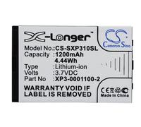 Techtek Battery CS-SXP310SL Compatible with Sonim XP3-S, XP3 Enduro Replaces Socketmobile XP3-0001100-2