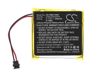 Techtek Battery CS-TMS110SH Compatible with Spark Cardio + Music GPS, Spark Cardio 2 + Music GPS Replaces TomTom AHB332824HPS