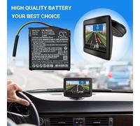 Techtek Battery CS-TMS25SL Compatible with 4EN.001.02, 4EN42, 4EN52, 4EV42, 4EV52, Star 20, Star 25 Replaces TomTom ALHL03708003
