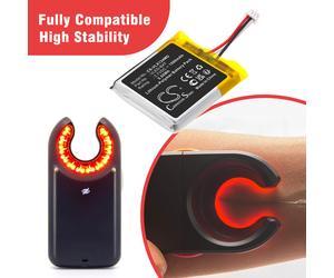 Techtek Battery CS-VLX134MD Compatible with EMS PRO IV LED Vein Finder, LED, LED Plus, Vein Finder Transilluminator, Veinlite LEDX Replaces