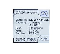 Techtek Battery CS-WKN310SL Compatible with Cink Peax, Cink Peax 2, N310 Replaces Wiko Cink Peax 2, PEAK 2