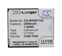 Techtek Battery CS-WKS011SL Compatible with A114, A115, A116, A117, A210, A90, A919i Dual, A92, Canvas 3D A115, Canvas 4 A210, Canvas HD A116,