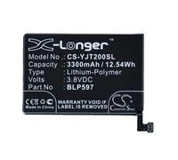 Techtek Battery CS-YJT200SL Compatible with 2, 2 Global Dual SIM, 2 Global Dual SIM TD-LTE, A2001, A2003, A2005, Two Replaces OnePlus BLP597