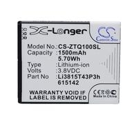 Techtek Battery CS-ZTQ100SL Compatible with A4c, Blade Q Mini, NTZEZ667G3P4P, Prelude 2, Whirl 2, Whirl II, Z667, Z667G, Z667T, Zinger Replaces