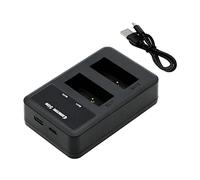 TECHTEK Charger compatible with [Canon] EOS 200D, EOS 250D, 750D, 760D, 770D, 77D, 77DEOS M3, 800D, Kiss X8i, M3, M5, M6, M6 Mark II, Mark IIEOS RP, R50, Rebel T6i, Rebel T6s, RP, for [Saramonic] Vmi