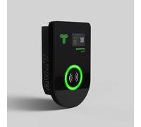techtron EV7 (7kW-7.4kW-7.6kW, Level 2, Type 2) Car EV Charger, Wi-Fi, Fast Charge 32A Single Phase Electric Vehicle Charger, 4.3-Inch LCD Display, 5m Cable, Bluetooth & Smart App Control, Black