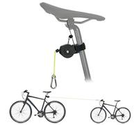 TechVizrs Tow Rope Bicycle Children, 2 m Bicycle Traction Rope Universal Automatic Retractable Bicycle Tow Strap Elastic Load Capacity 120 kg for MTB, E-Bike, City Bike