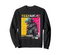 Techwear Futurism Design Chaos City Sweatshirt