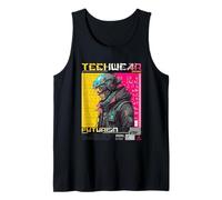 Techwear Futurism Design Chaos City Tank Top