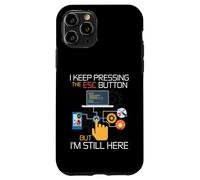 Techy Gifts For Men Programmer Programming The ESC Case for iPhone 11 Pro
