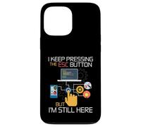 Techy Gifts For Men Programmer Programming The ESC Case for iPhone 13 Pro Max