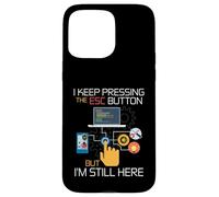 Techy Gifts For Men Programmer Programming The ESC Case for iPhone 15 Pro Max