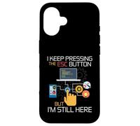 Techy Gifts For Men Programmer Programming The ESC Case for iPhone 16