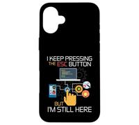 Techy Gifts For Men Programmer Programming The ESC Case for iPhone 16 Plus