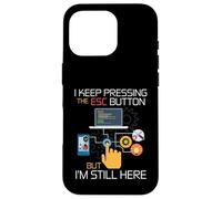 Techy Gifts For Men Programmer Programming The ESC Case for iPhone 16 Pro