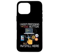 Techy Gifts For Men Programmer Programming The ESC Case for iPhone 16 Pro Max