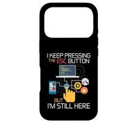 Techy Gifts For Men Programmer Programming The ESC Case for iPhone 17 Pro
