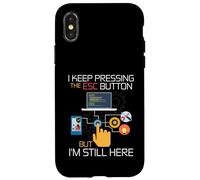 Techy Gifts For Men Programmer Programming The ESC Case for iPhone X/XS