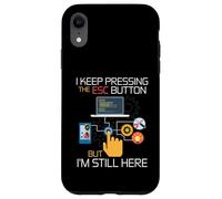 Techy Gifts For Men Programmer Programming The ESC Case for iPhone XR