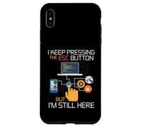 Techy Gifts For Men Programmer Programming The ESC Case for iPhone XS Max